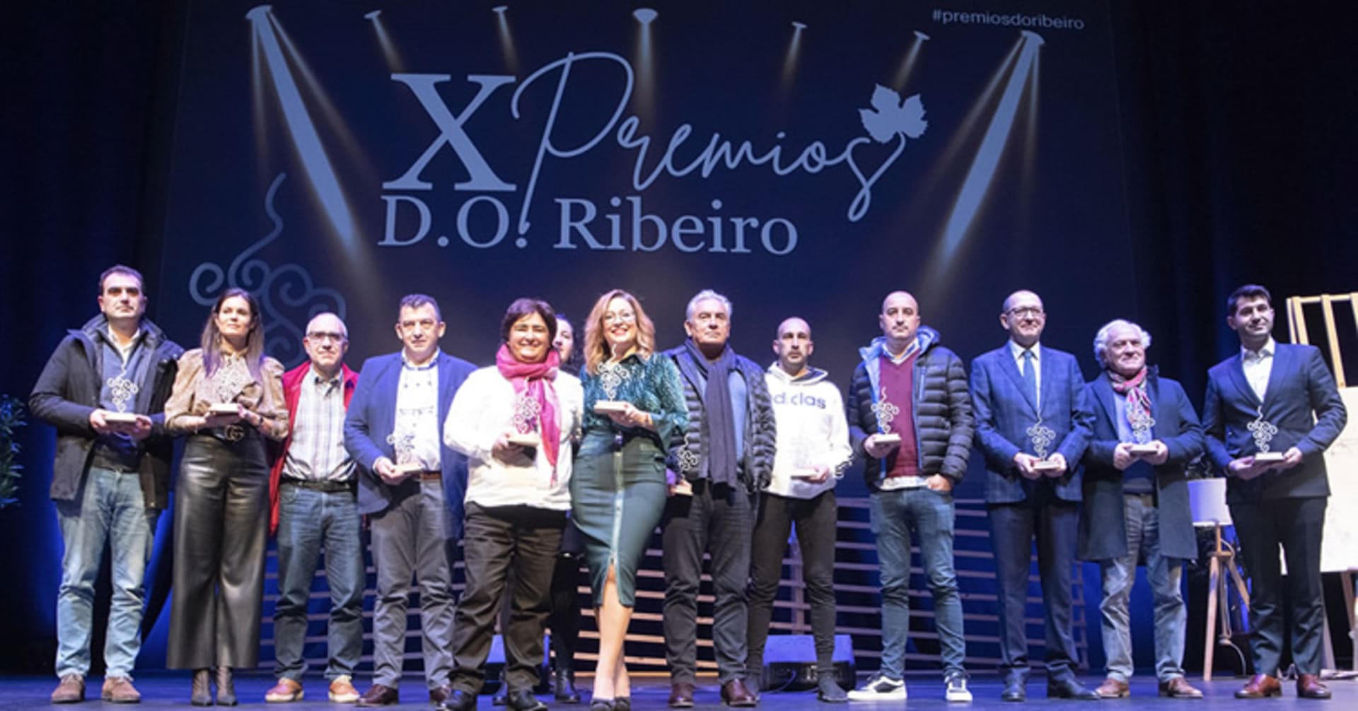 La D.O. Ribeiro entrega sus premios en una gala en la que acudieron más de 250 profesionales